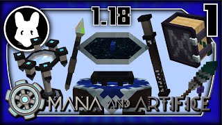 Mana amp Artifice Secrets explained Pt1 BitByBit 118 Minecraft mod What it do amp How to start [upl. by Ahtebat755]