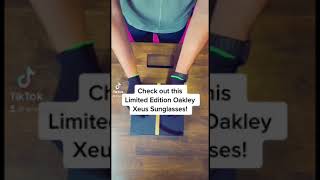 Unboxing The Limited Edition Oakley Xeus Olympic Gold Sunglasses Shorts [upl. by Eileme]