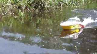 rc boats testing SEA RAY 48 SUNDANCER RADIO CONTROL BOAT BY NEW BRIGHT [upl. by Valery358]