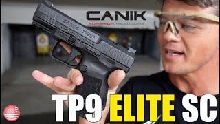 Canik TP9 Elite SC Review A Bit PROBLEMATIC Canik 9mm Pistol Review [upl. by Ahsin]