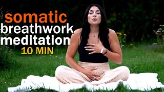 10 MIN Guided Somatic Breathwork Morning Meditation [upl. by Gnoz]