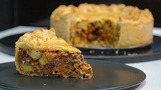 Classic Mince Beef and Oven Roasted Potato Pie [upl. by Eceinal]