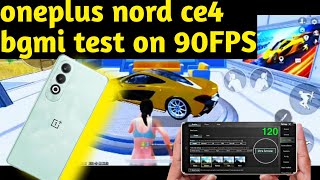 ONEPLUS NORD CE 4 BGMI TEST 120 FPS [upl. by Eberta]