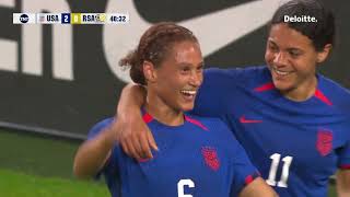 USWNT vs South Africa Highlights  September 21 2023 [upl. by Oretos56]