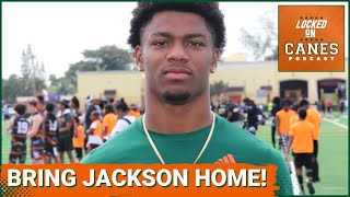 Antione Jackson Wants To Return To The Miami Hurricanes Citizen ACTIVE For Pinstripe Bowl Ward [upl. by Sarena]