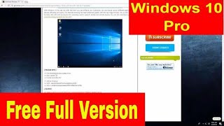 How to Download Windows 10 Pro for Free Full Version 64 Bit✔ [upl. by Dimitri]