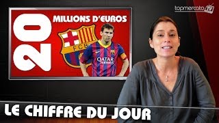 Le chiffre du jour  20 millions pour Lionel Messi [upl. by Ahsii]