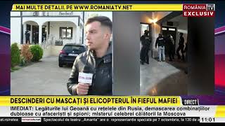 Descinderi cu mascati si elicopter Polițiștii au găsit armament săbii și topoare [upl. by Ursel]