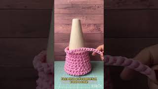 DIY  “Mini Árvore de Natal em Crochê” 🧶 [upl. by Laughton]