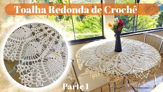 Toalha Redonda em Crochê✨ Parte 12 Por Vanessa Marcondes [upl. by Evey212]