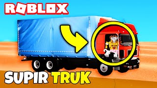 AKU JADI SUPIR TRUK DI ROBLOX HARUS LEWAT TEBING COY [upl. by Aynwad41]