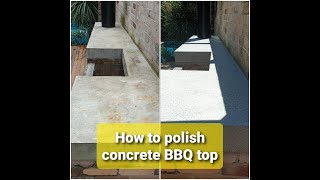 How to polish concrete benchtop [upl. by Harret]