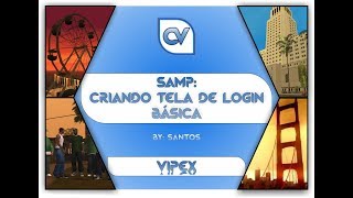 CRIANDO TELA DE LOGIN EM TEXTDRAW [upl. by Stanly]