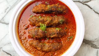 Special Seekh Kabab Curry Recipe  Seekh Kabab  Mutton Seekh Kabab  Kabab Recipe by Inaaya [upl. by Wind]