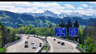 amazing Alps  POV of driving a truck through Austria in the mountains [upl. by Geier607]