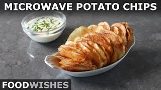 How to Make Potato Chips in a Microwave  Food Wishes [upl. by Hildegarde]