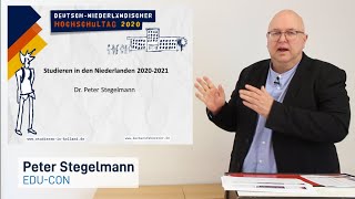 Vortrag Studieren in den Niederlanden  Peter Stegelmann [upl. by Eittel619]