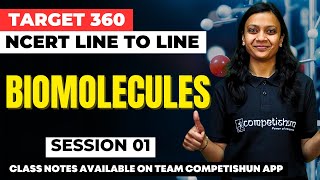 Biomolecules  Session1  NEET 2024  NEET 2025  Poonam maam neet ncert biology [upl. by Meijer]