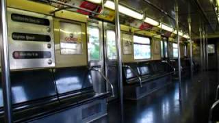 Interior of an R32 B From Sheepshead Bay to Brighton Beach [upl. by Alaric]