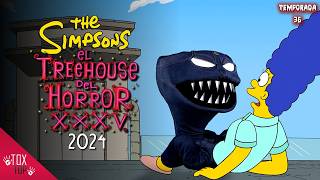 La Casita del Horror XXXV 2024  Homero es VENOM y Springfield en el infierno  Resumen [upl. by Heins15]