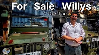 Army Willy jeep for sale in moga with passing at cheap price 15 saal tak di passing vali jeep [upl. by Affra]