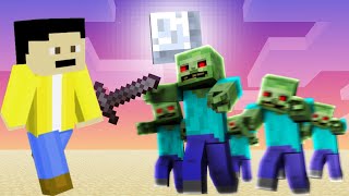 ¡YO VS 1000 ZOMBIES EN MINECRAFT Oleadas Salvajes de Mobs [upl. by Acsisnarf]