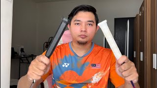 How to make your own badminton racket grip stopper [upl. by Vasta]