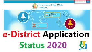 tnesevai status 2020TNeGAtn e district application status 2020 [upl. by Davin]