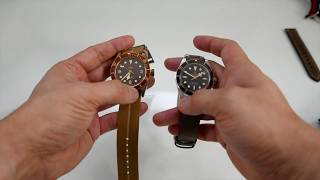 Tudor Black Bay Fifty Eight58 amp Black Bay Bronze  comparison  VLOG 163 [upl. by Glennie902]