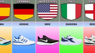 List Shoes Brands From Different Countries [upl. by Rape864]