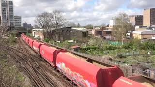 Railfreight Kew  Dudding Hill Jn [upl. by Ainoet908]