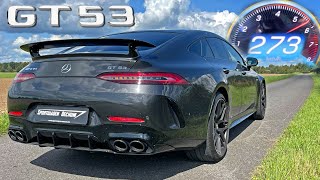 2024 MercedesAMG GT 53  0100 100200 TOP SPEED POV amp SOUND [upl. by Eicram]