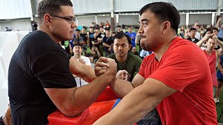 SCHOOLBOY AT THAILAND ARM WRESTLING CHAMPIONSHIP 2023 [upl. by Matilda]