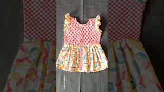 6 month baby girl frock cutting and stiching shorts ytshorts [upl. by Pearce]