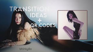 TRANSITION IDEAS 2  VIDEO STAR QR CODES [upl. by Tiga]