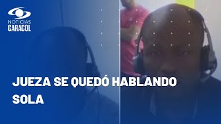 ¿Qué tal Este policía detenido por robos desafió a jueza y se fue de audiencia [upl. by Lauhsoj]