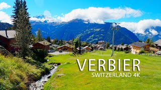 Glamorous Verbier Switzerland 4K the most cosmopolitan holiday resort in Valais [upl. by Eiromem459]