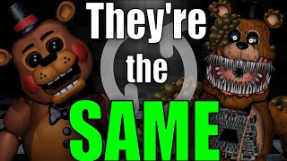 The TWISTED animatronics are TOY animatronics  Fnaf Theory [upl. by Artamas346]