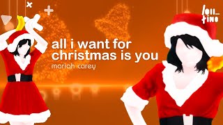 Just Dance 2025 All I Want For Christmas by Mariah Carey  Fanmade [upl. by Ardnahsal]