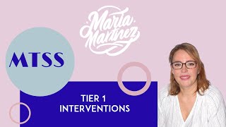 MTSS What you need to know about Tier 1 Interventions [upl. by Lassiter]