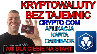 Crypto Com  Najlepsza aplikacja i karta do kryptowalut Darmowe kryptowaluty CRO o wartości 70 [upl. by Nillad]