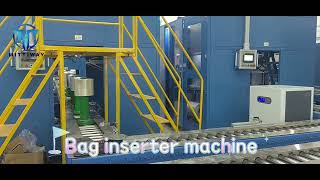 poly bag inserter machine textile packaging machine textile yarn packaging [upl. by Moncear271]