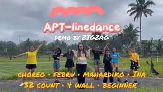 APT  LINE DANCE  ZIGZAG DANCE CALM  ULD MINAHASA  ULD LANGOWAN [upl. by Ardnasac]