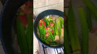 Sinigang na salmon sinigang pinoyfood yummy housewife food soup winter [upl. by Assillam]