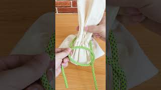 idea for you of tying bag knot at home [upl. by Nnaeerb]