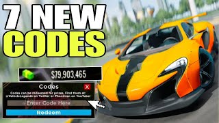 NEW UPDATE VEHICLE LEGENDS ROBLOX CODES  VEHICLE LEGENDS CODES  VEHICLE LEGENDS CODE [upl. by Navarro]