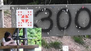 300 yards 14 moa 3 shot group with 7mm Rem Mag [upl. by Lourie]