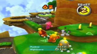 Super Mario Galaxy 2  HonighüpferGalaxie  HighscoreJagd auf Bienenterrain [upl. by Amsirp]