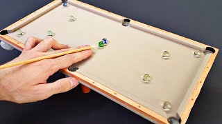 Mini Pool Table Trickshots  Episode I [upl. by Aiahc]