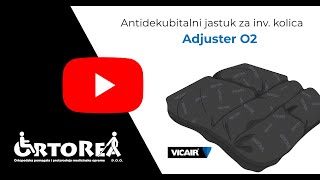 Antidekubitalni jastuk za invalidska kolica Adjuster O2  Orto Rea [upl. by Smitty528]